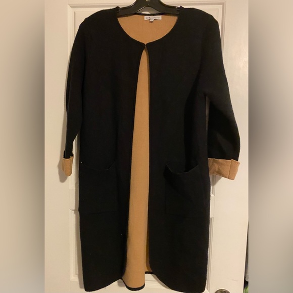 Dkr&Co Two Tone Open Jacket with Patch Pockets - Picture 2 of 8